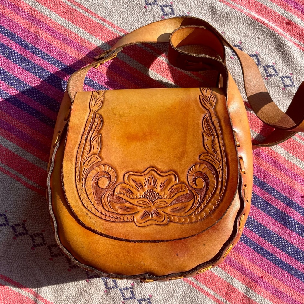1970’s Tooled Leather Purse